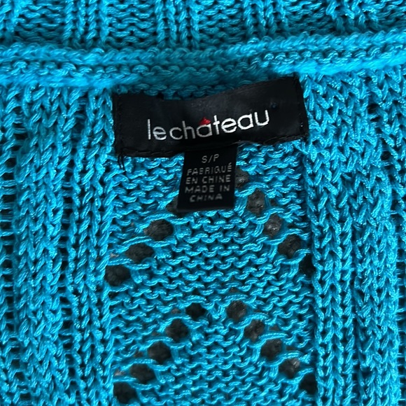 Le Chateau blue sweater size Small in excellent condition. - Picture 2 of 6